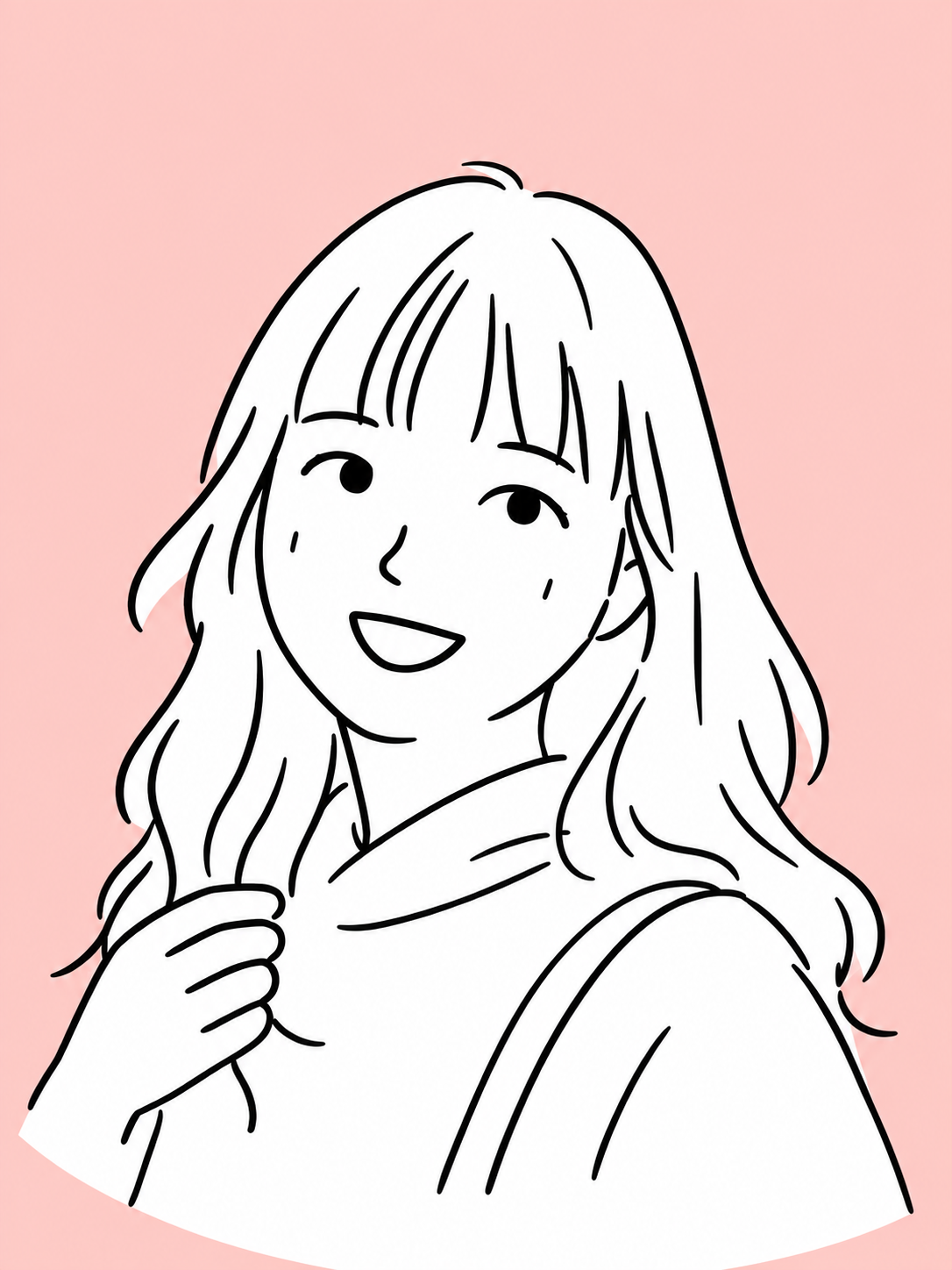 館內家長杜佩穎的插畫肖像